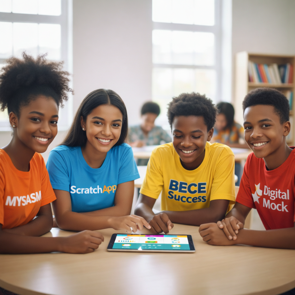 Students learning